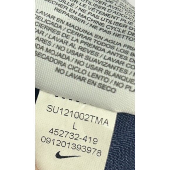 Nike Golf Tour Performance Mens Polo Large Dri-Fit Blue Black Pink Multicolor - Picture 6 of 6